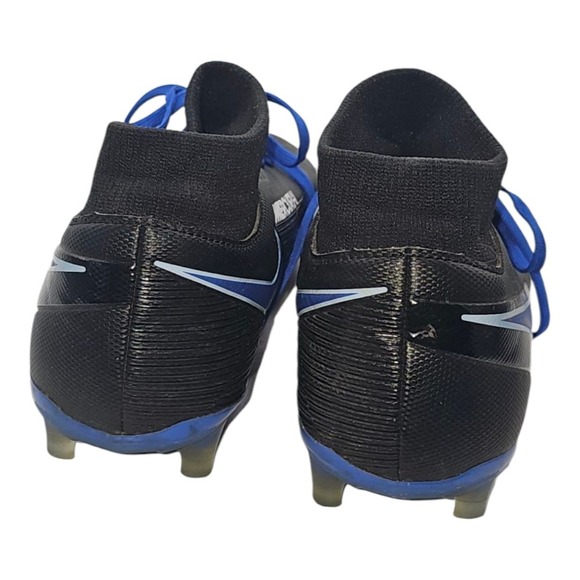Nike Soccer Cleats Mens Size 6.5 (Black Blue White) CW0580-991 Mercurial - Picture 9 of 11